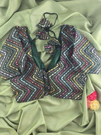 Setmundu and Readymade Blouse  Combo