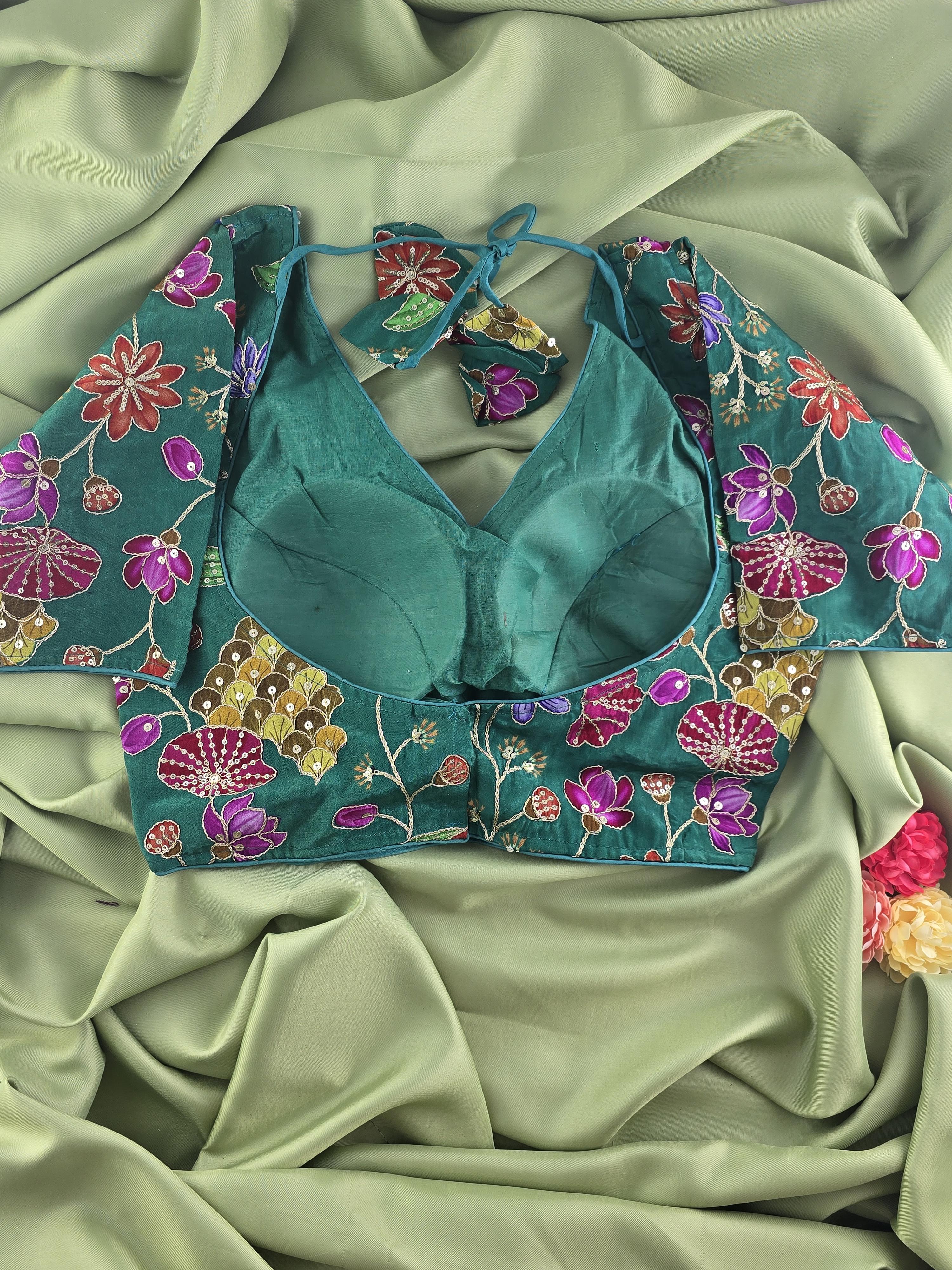 Setmundu and Readymade Blouse  Combo