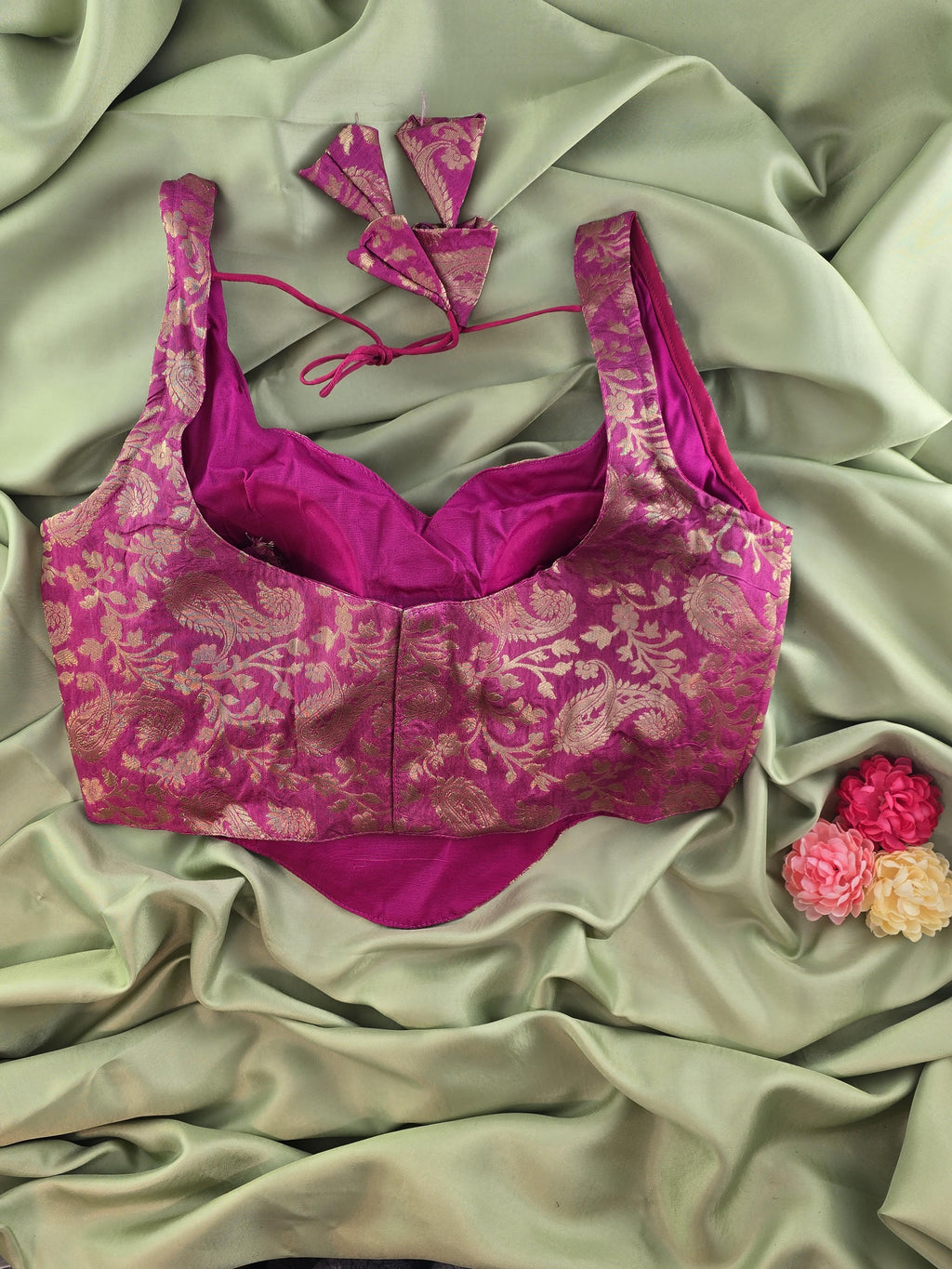 Setmundu and Readymade Blouse  Combo