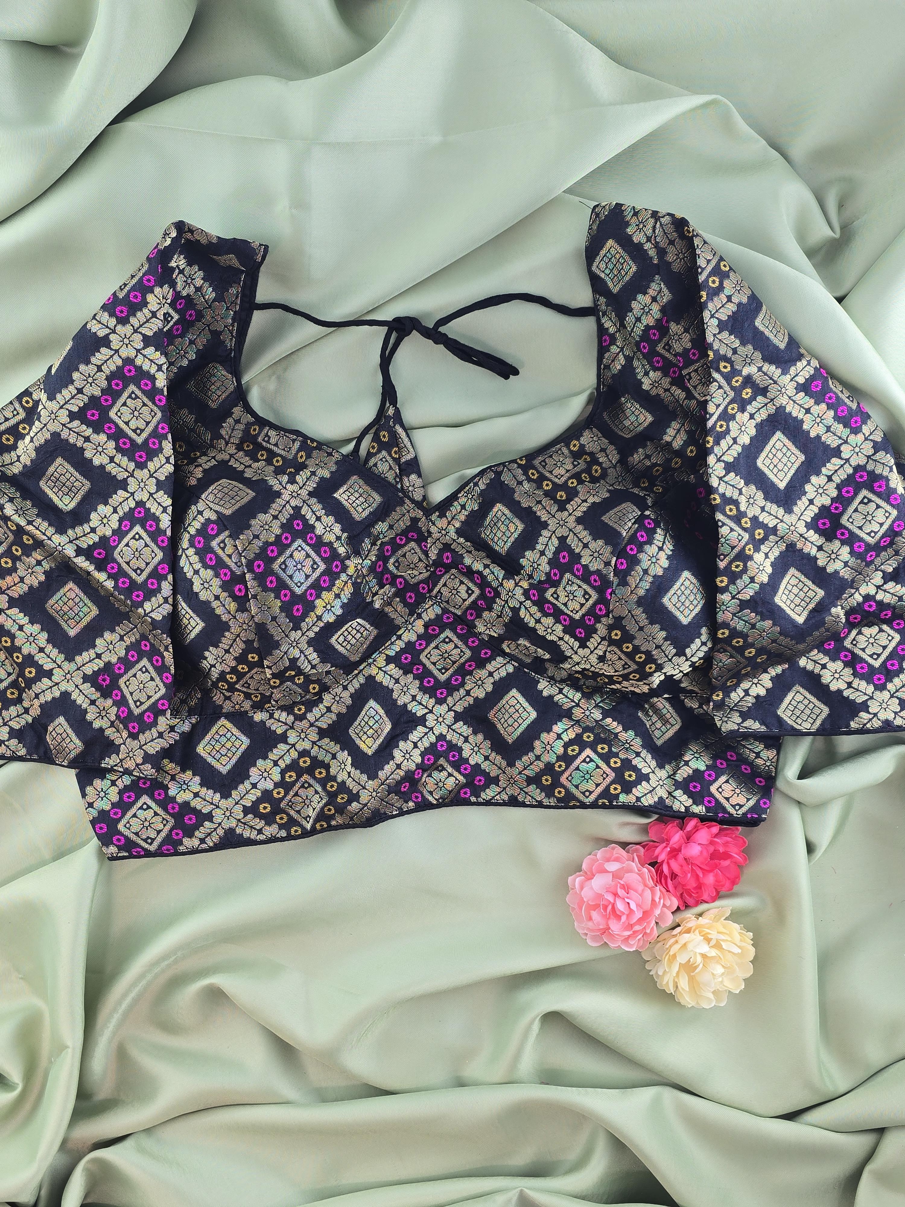 Setmundu and Readymade Blouse  Combo