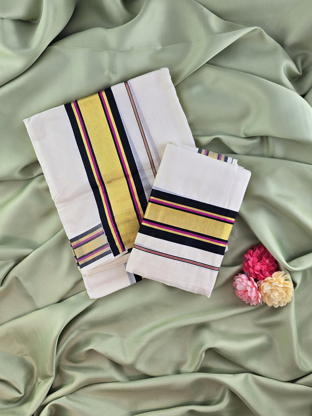 Setmundu and Readymade Blouse  Combo