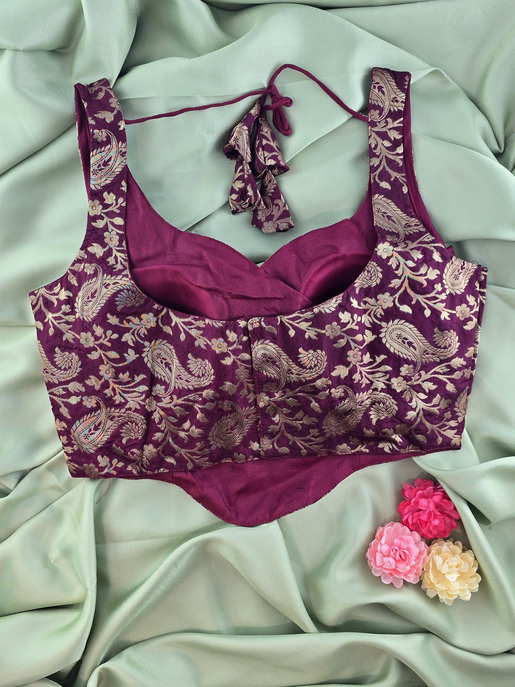 Setmundu and Readymade Blouse  Combo