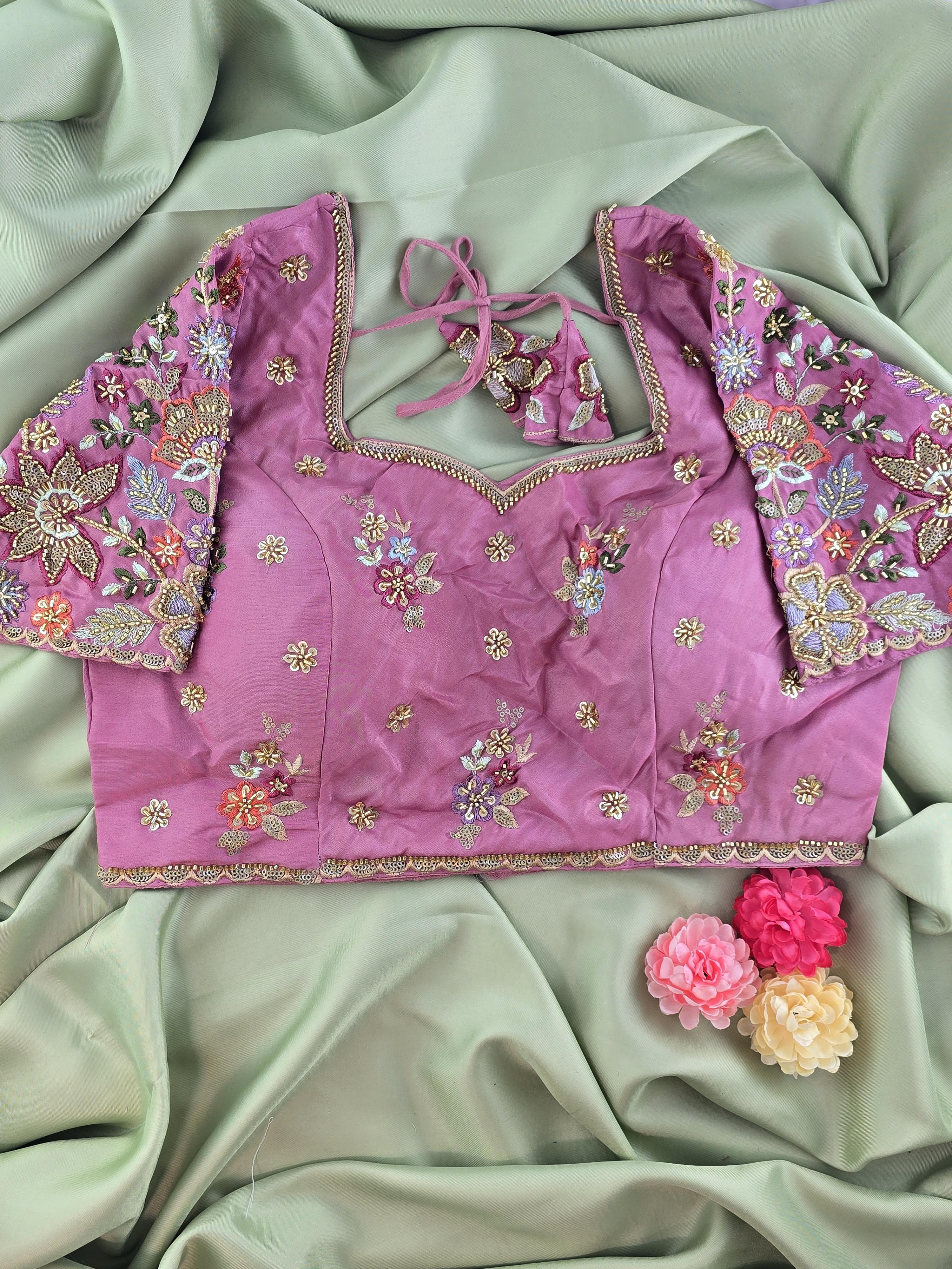 Setmundu and Readymade Blouse  Combo