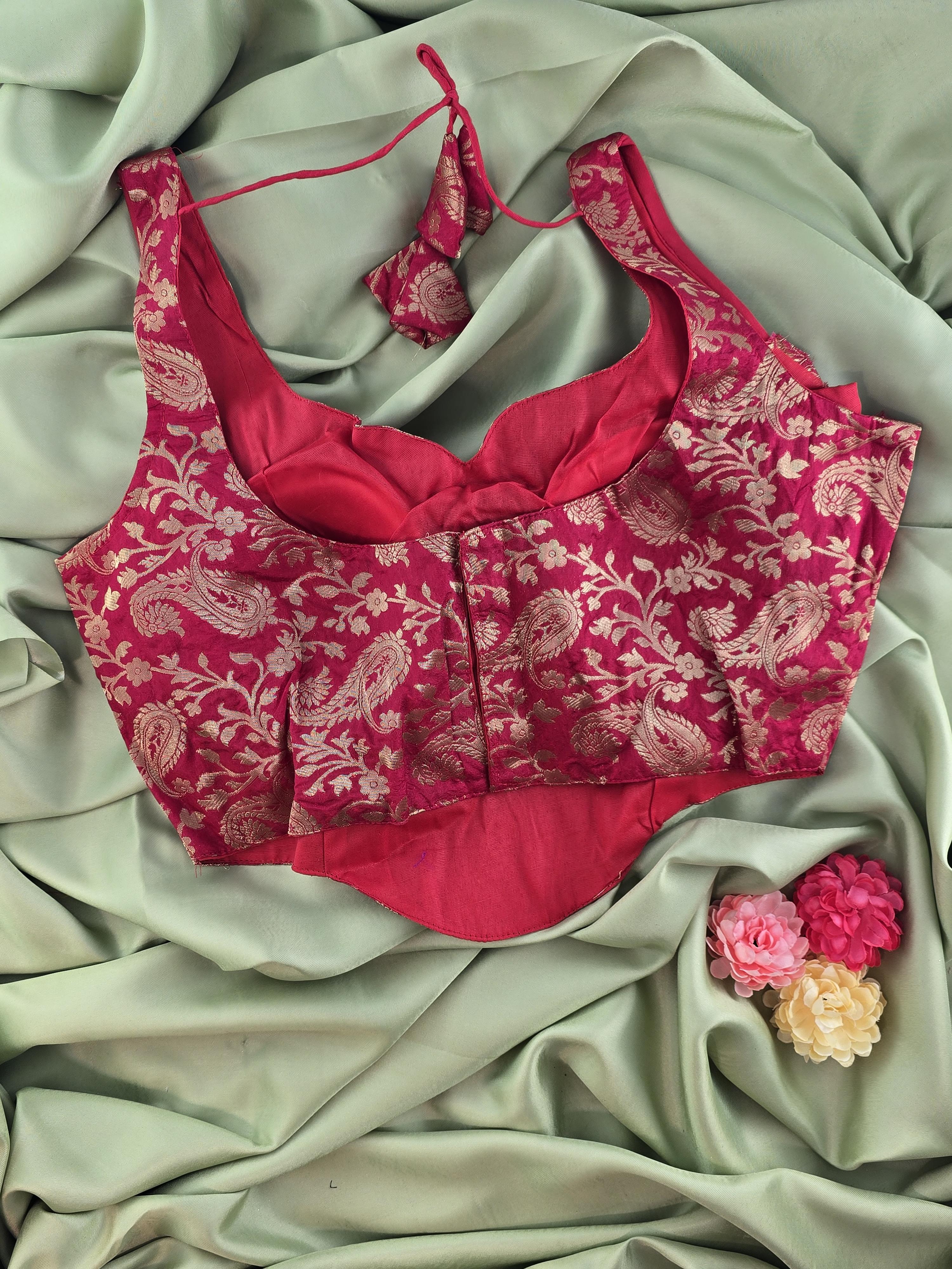 Setmundu and Readymade Blouse  Combo