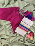 Setmundu and Readymade Blouse  Combo