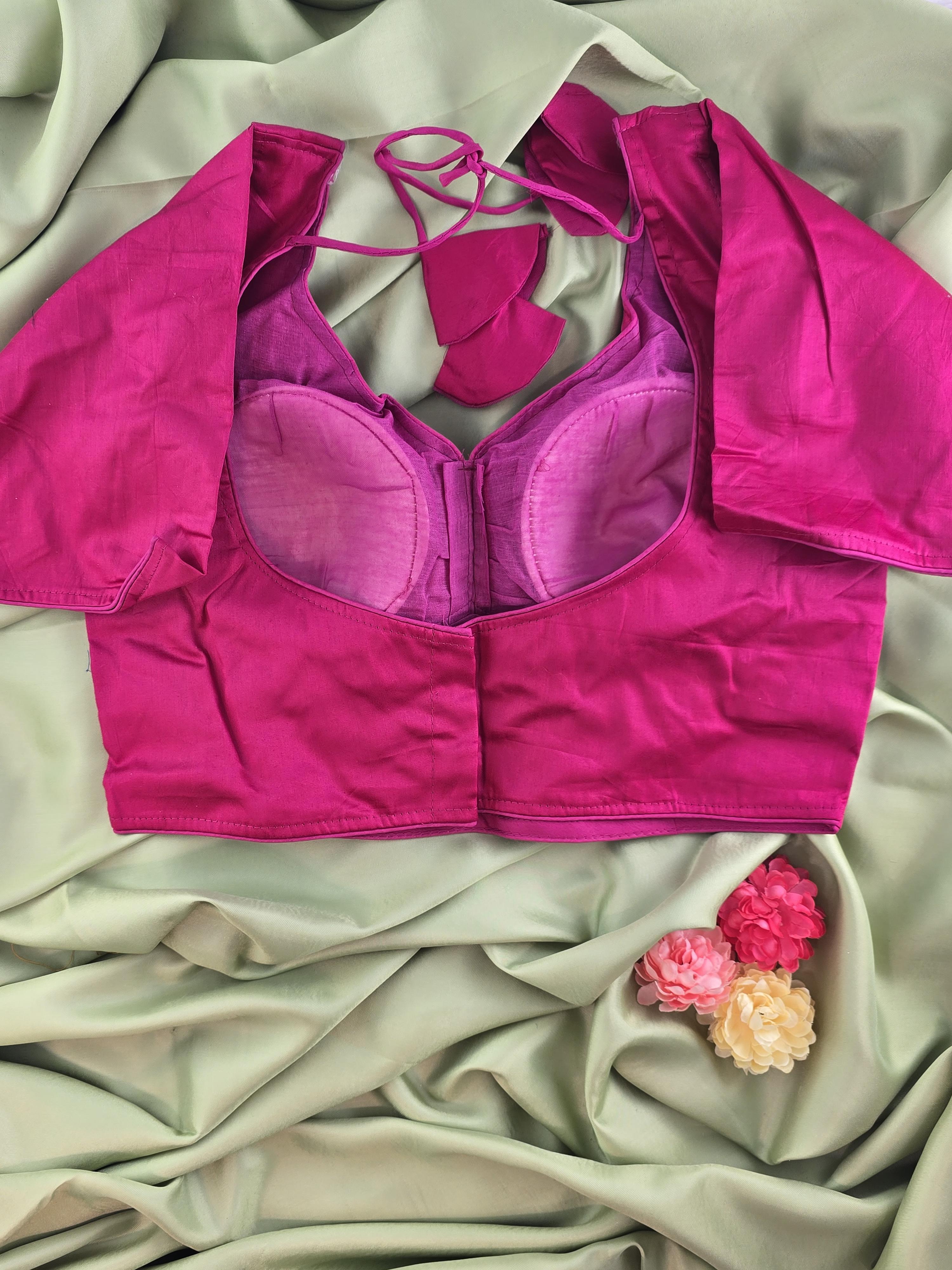 Setmundu and Readymade Blouse  Combo