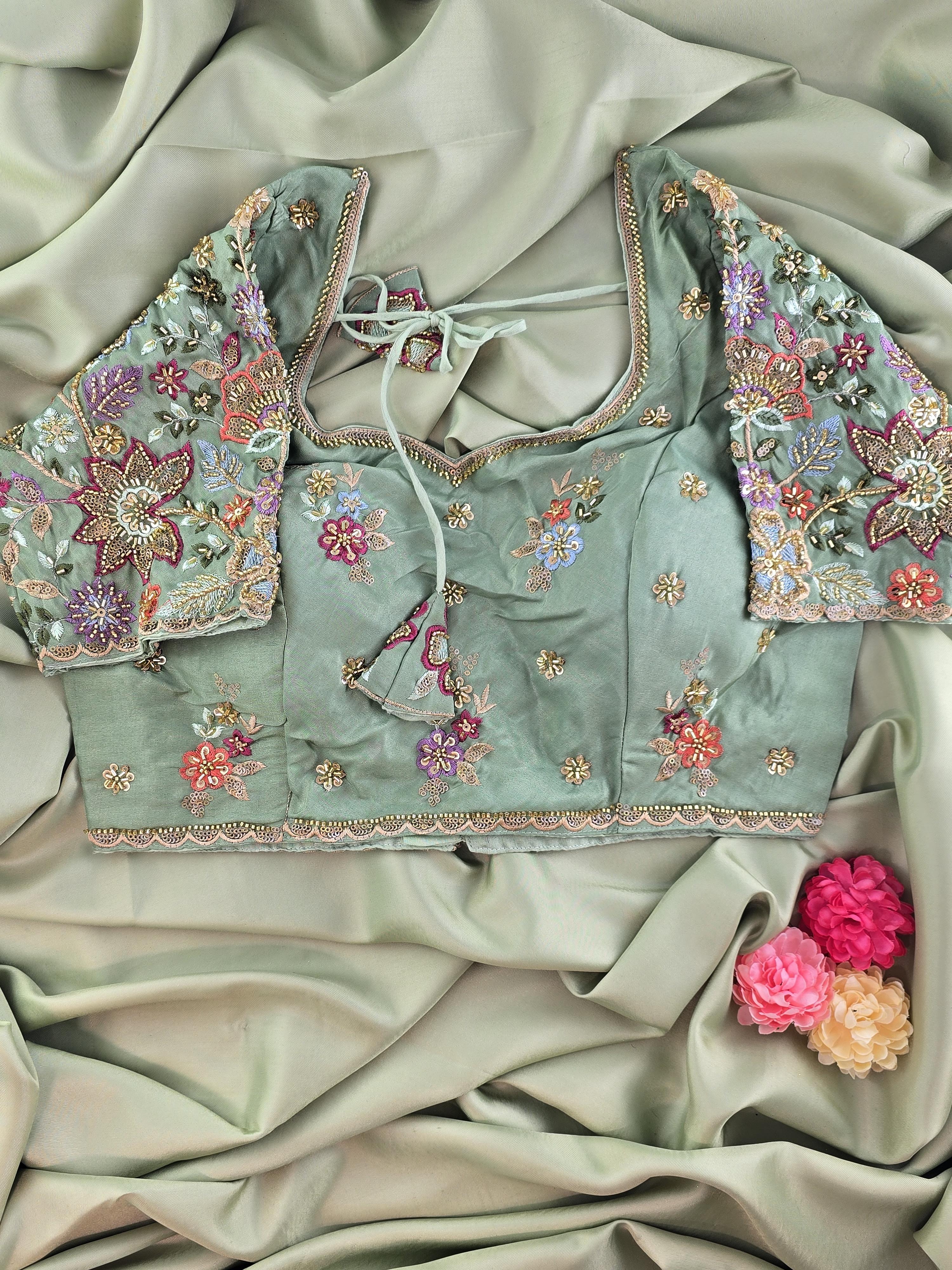 Setmundu and Readymade Blouse  Combo