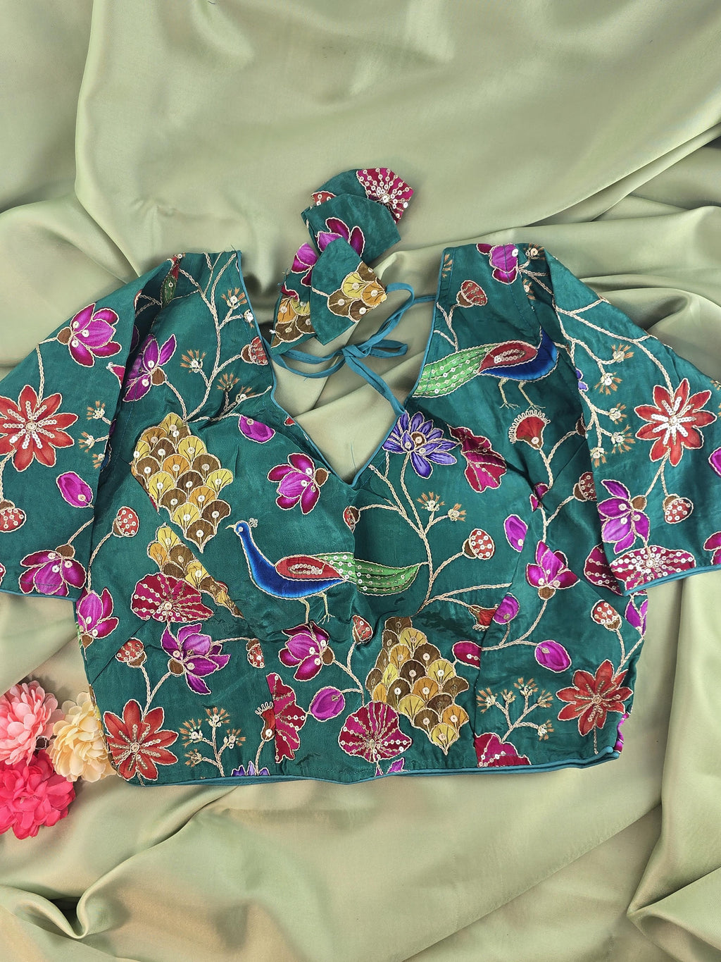 Setmundu and Readymade Blouse  Combo