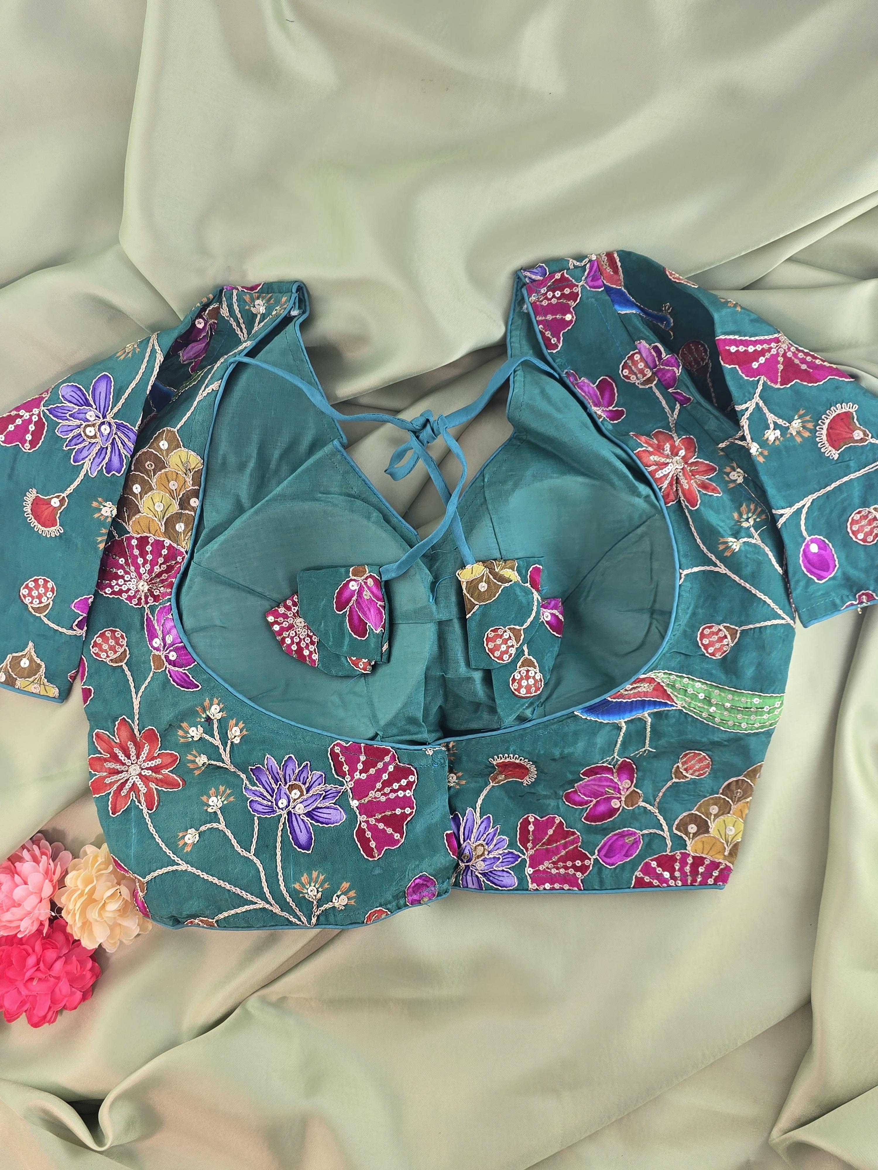 Setmundu and Readymade Blouse  Combo