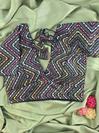 Setmundu and Readymade Blouse  Combo