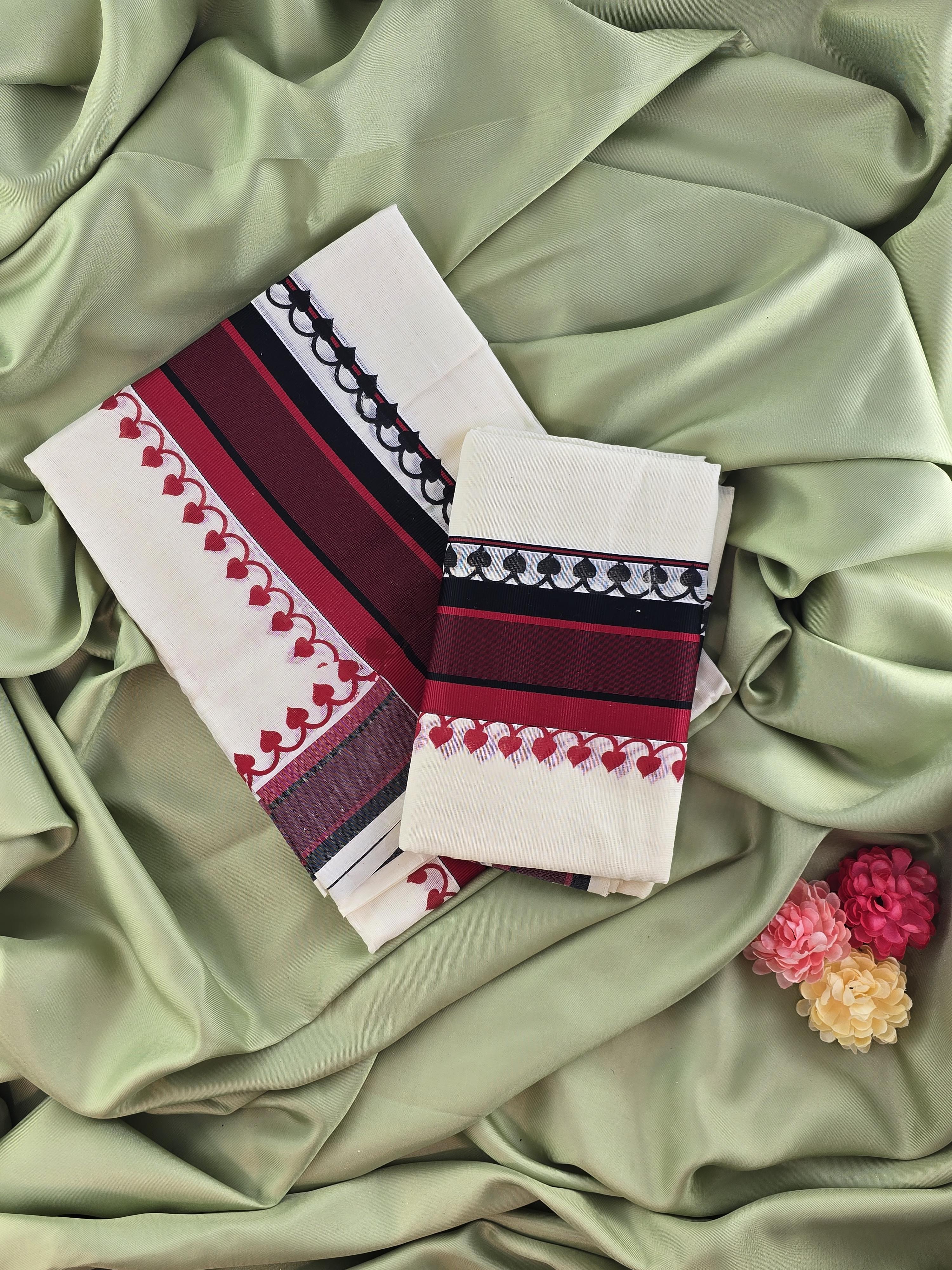 Setmundu and Readymade Blouse  Combo