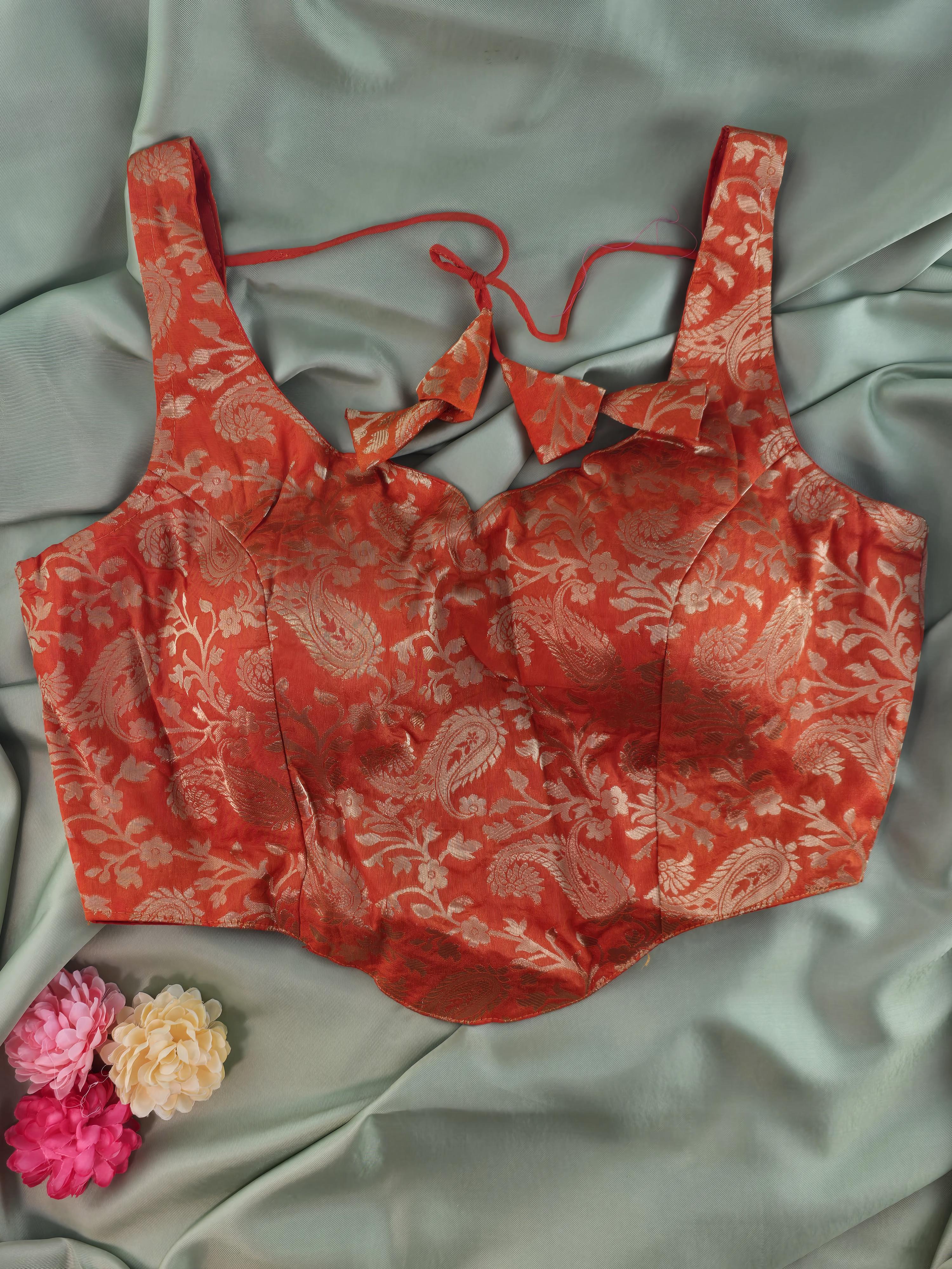 Setmundu and Readymade Blouse  Combo