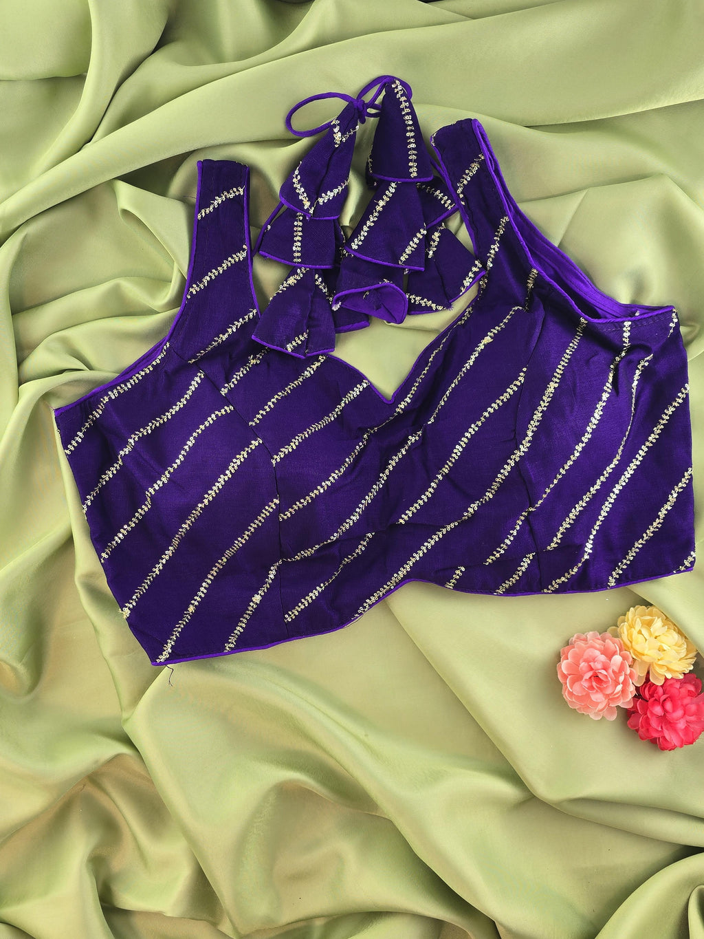 Sequins Embroidery  Blouse