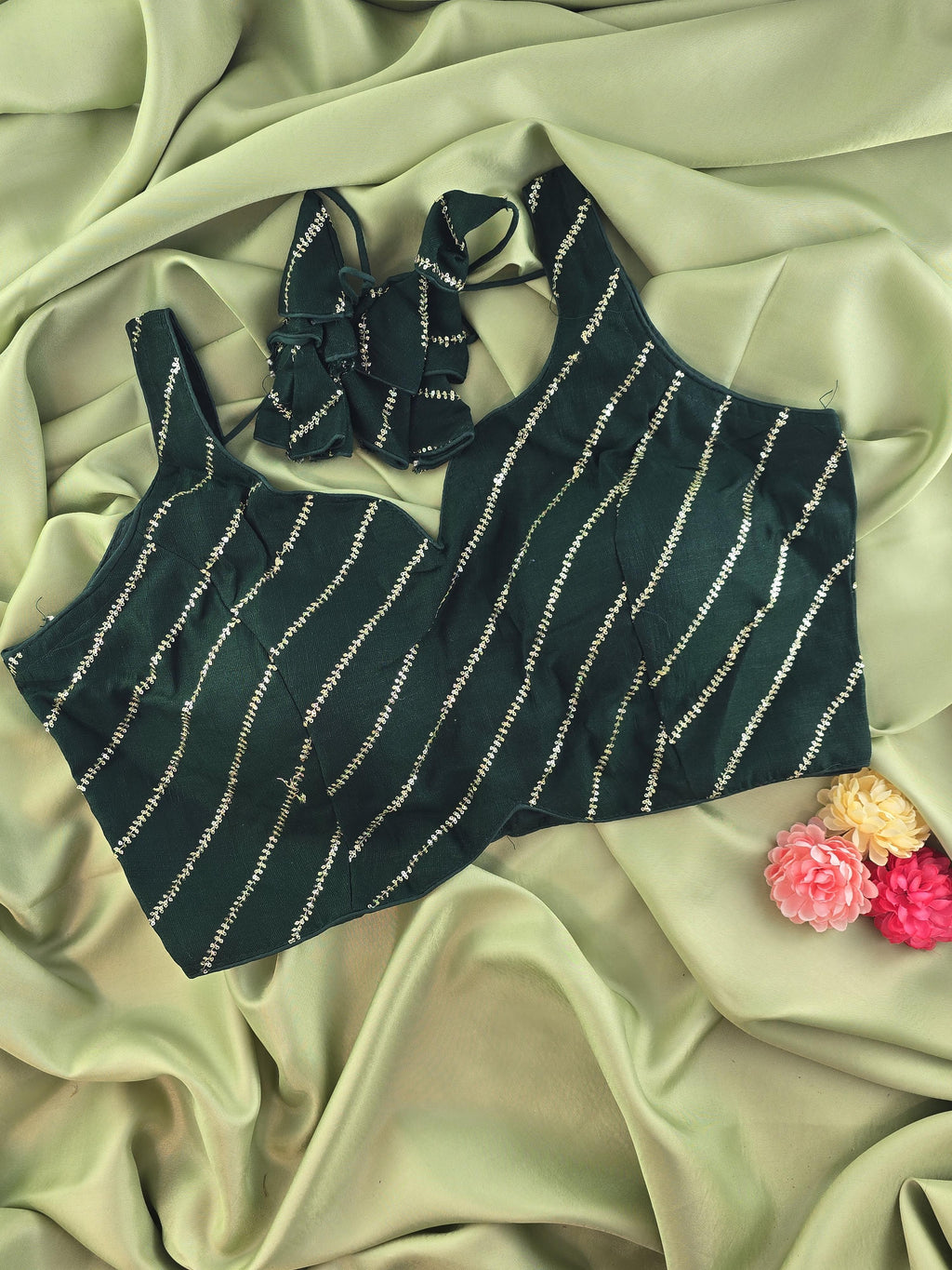 Sequins Embroidery  Blouse