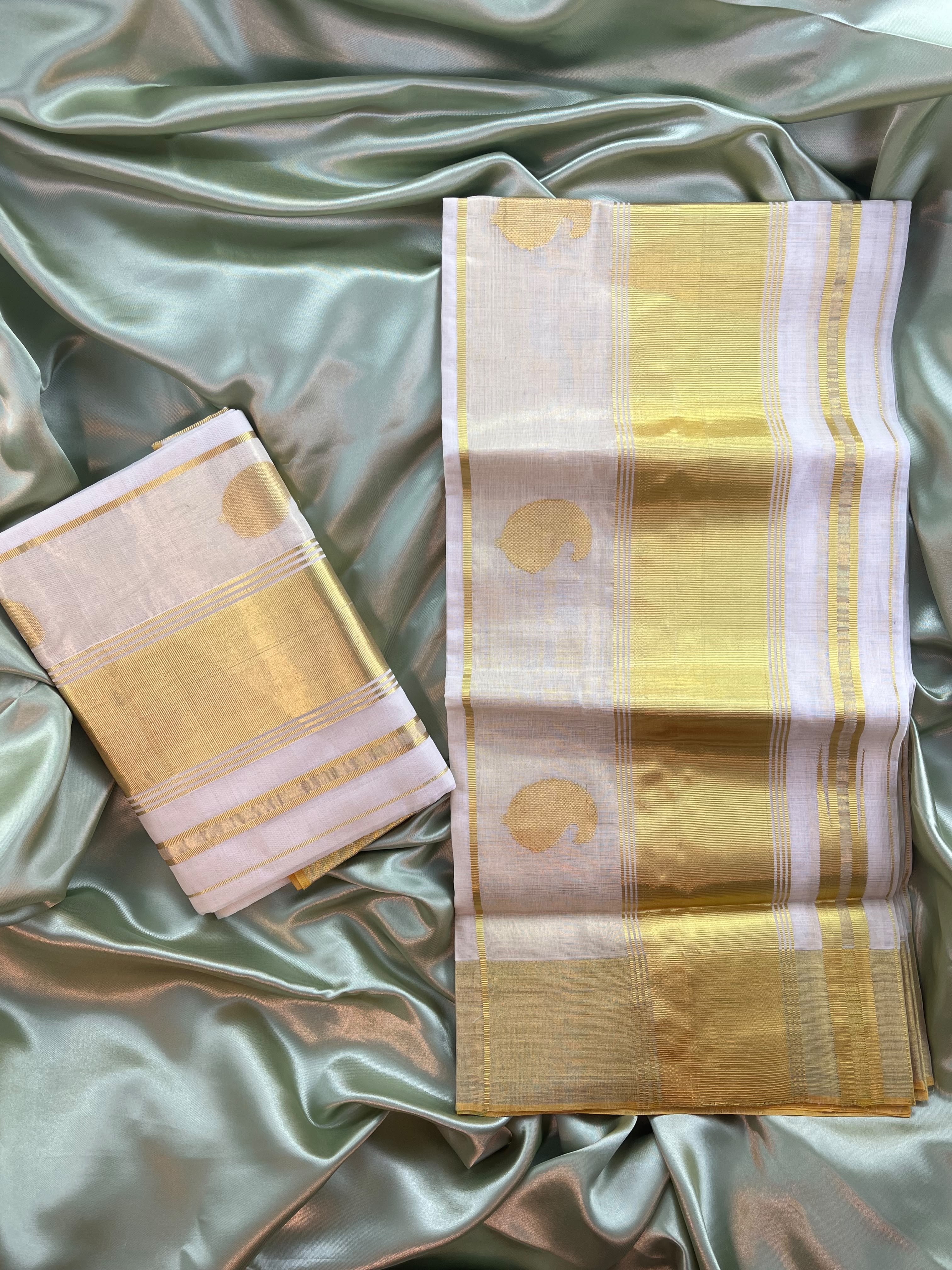 Premium kerala traditional handloom setmund
