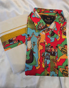 Shirt dhoti combo