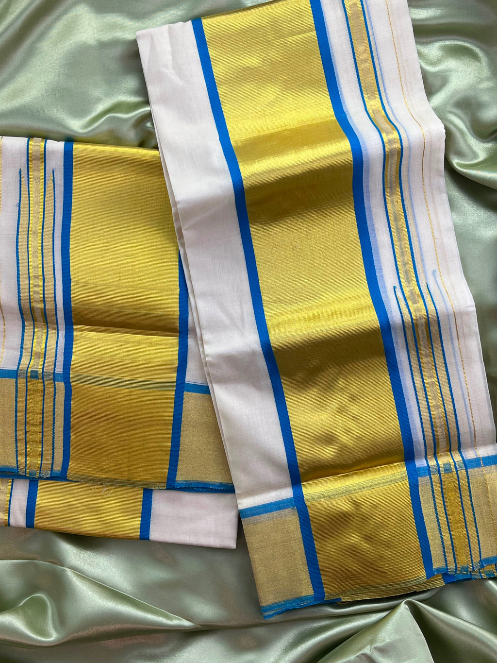 Premium Kerala traditional Handloom setmund