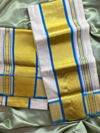 Premium Kerala traditional Handloom setmund