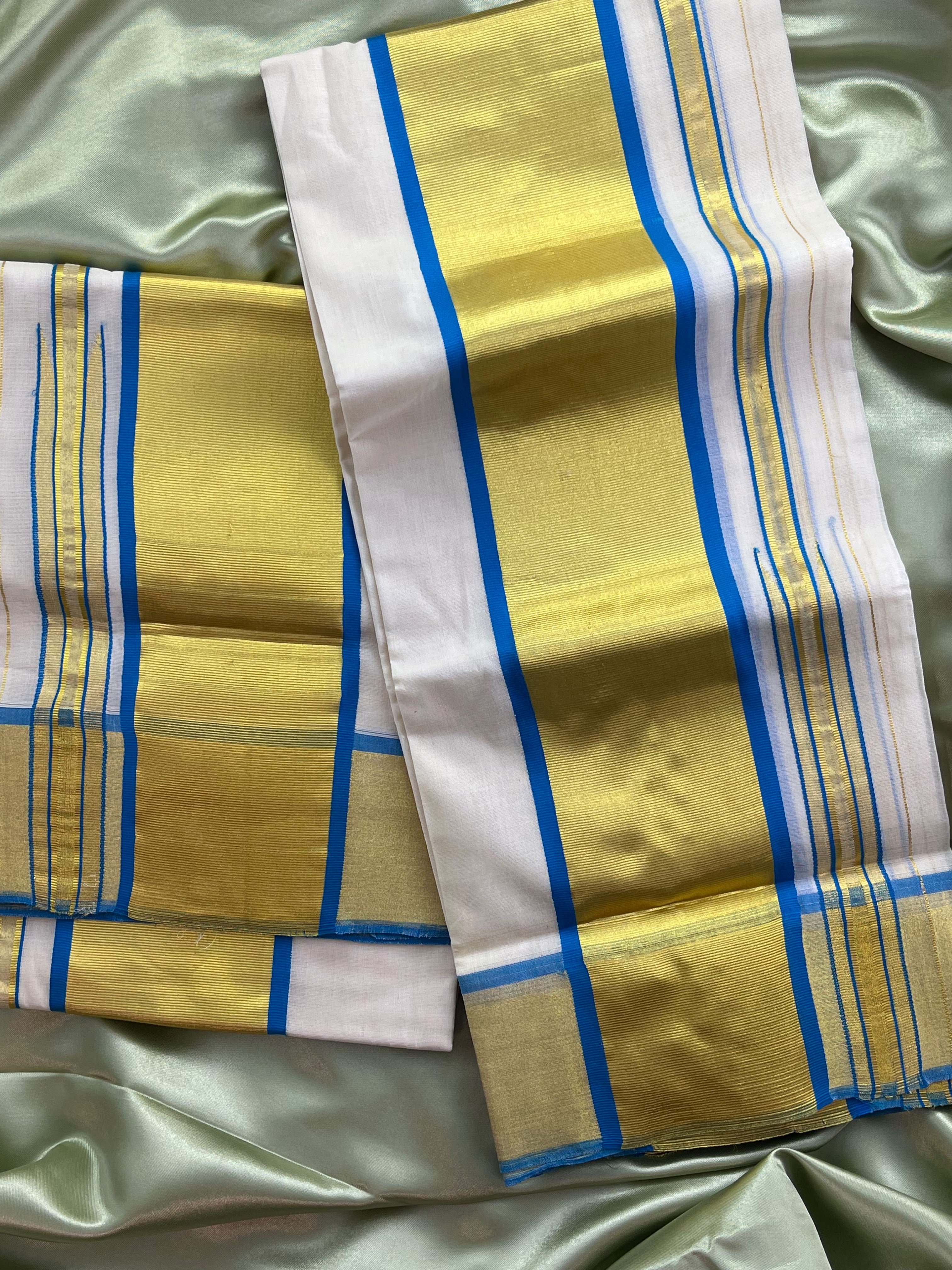 Premium Kerala traditional Handloom setmund