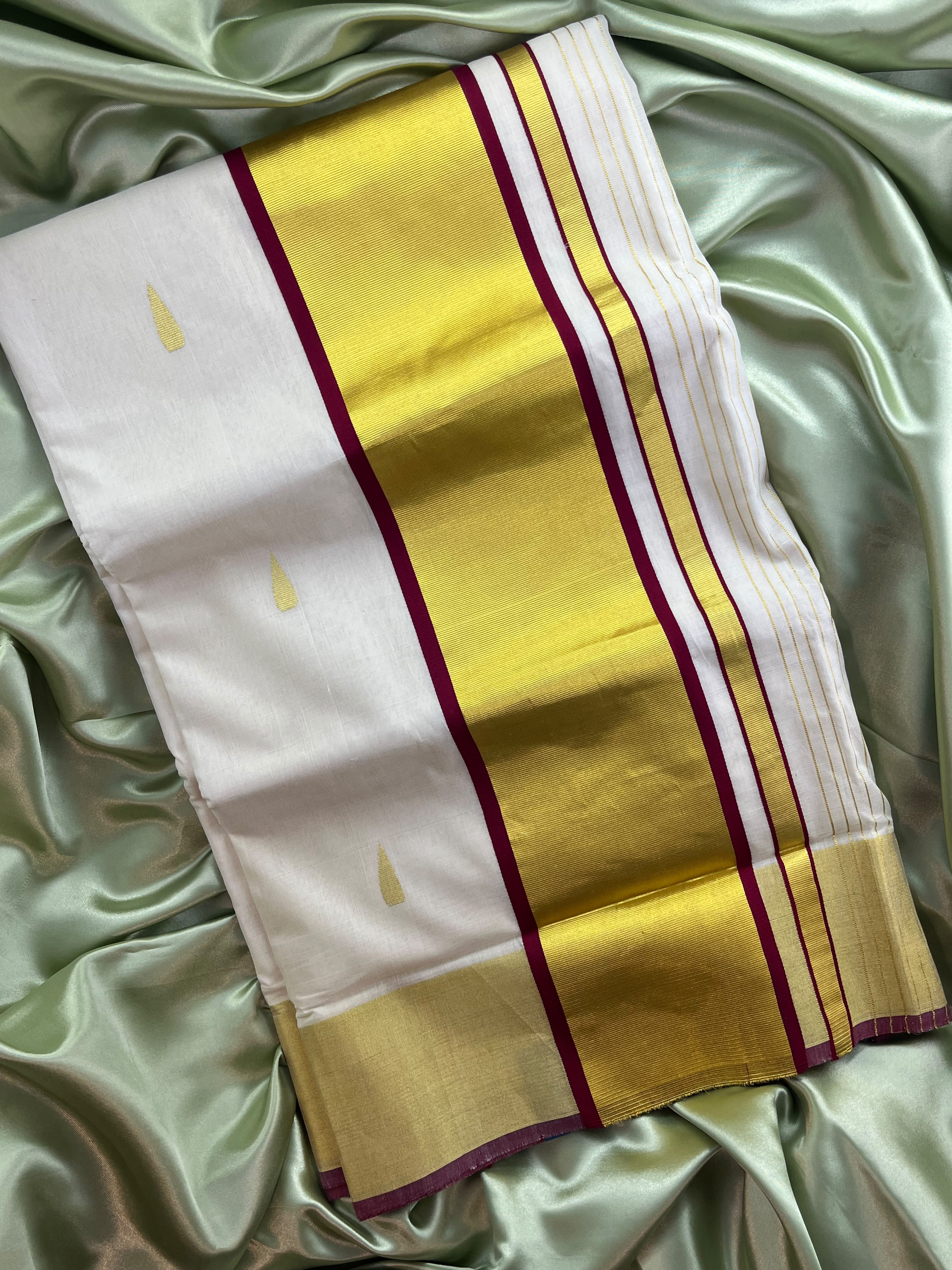 Premium handloom Kerala saree