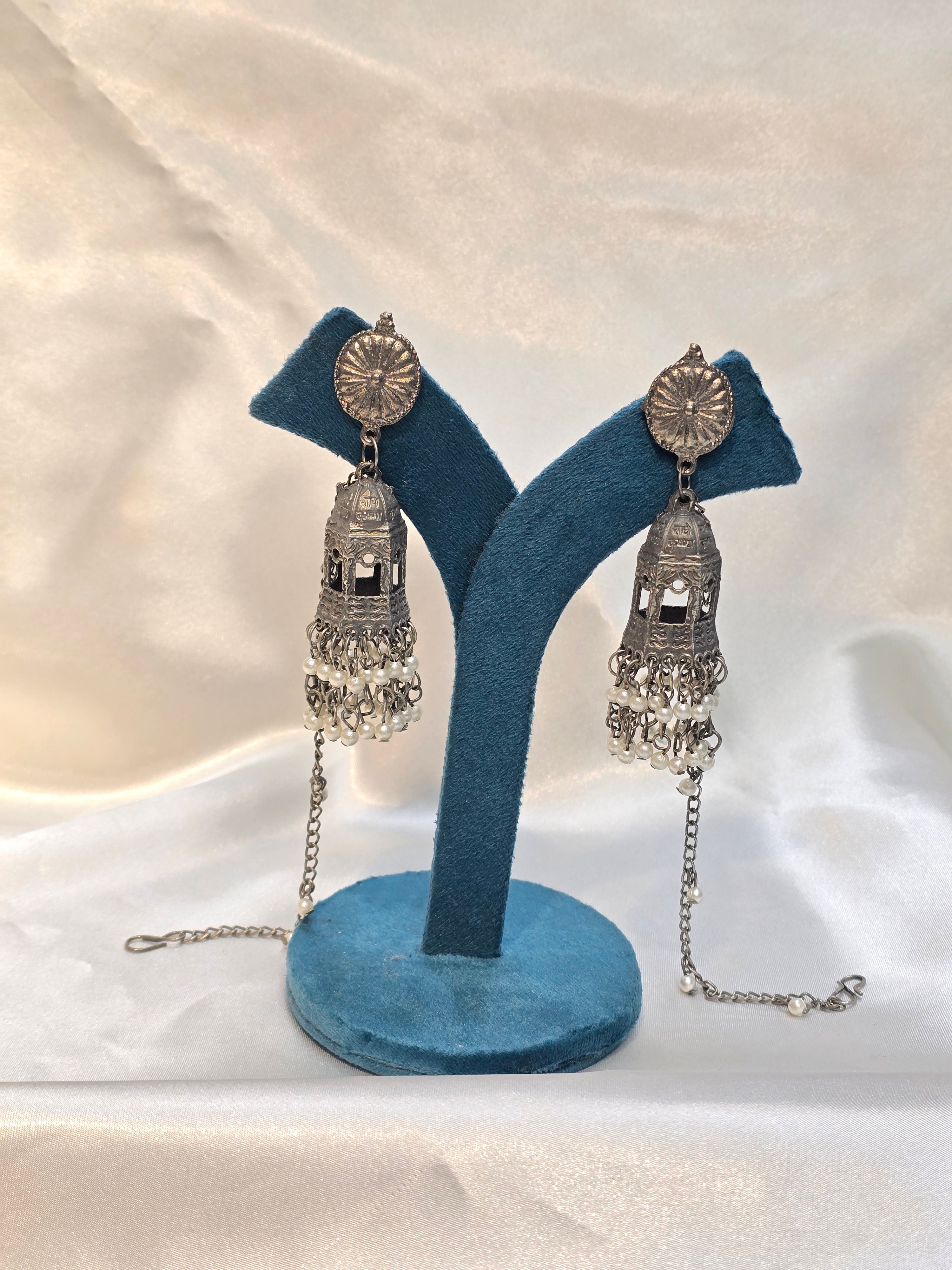 Oxidised earrings