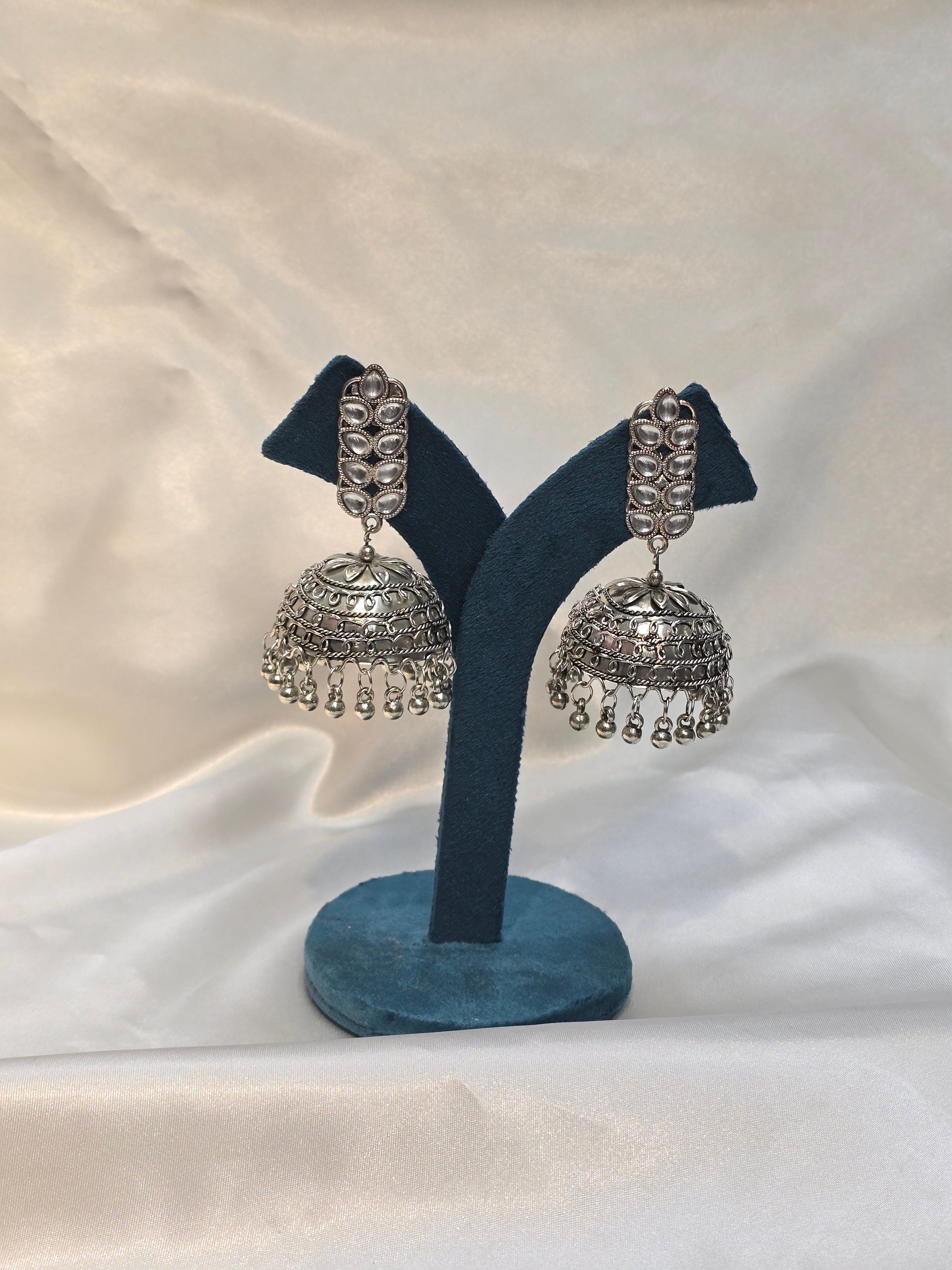 Oxidised jhumka