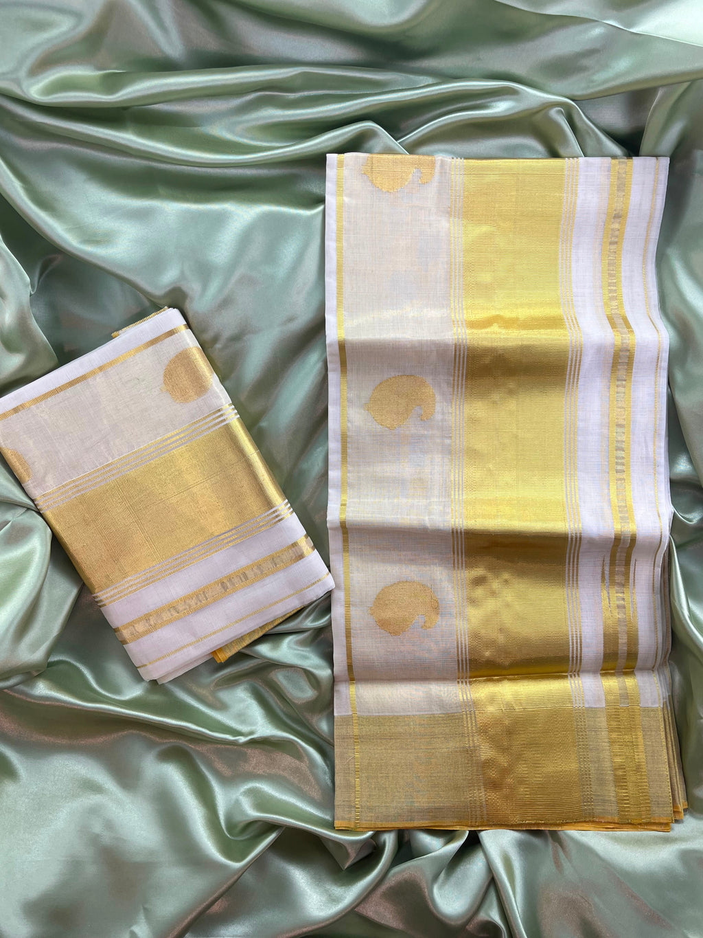 Premium kerala traditional handloom setmund