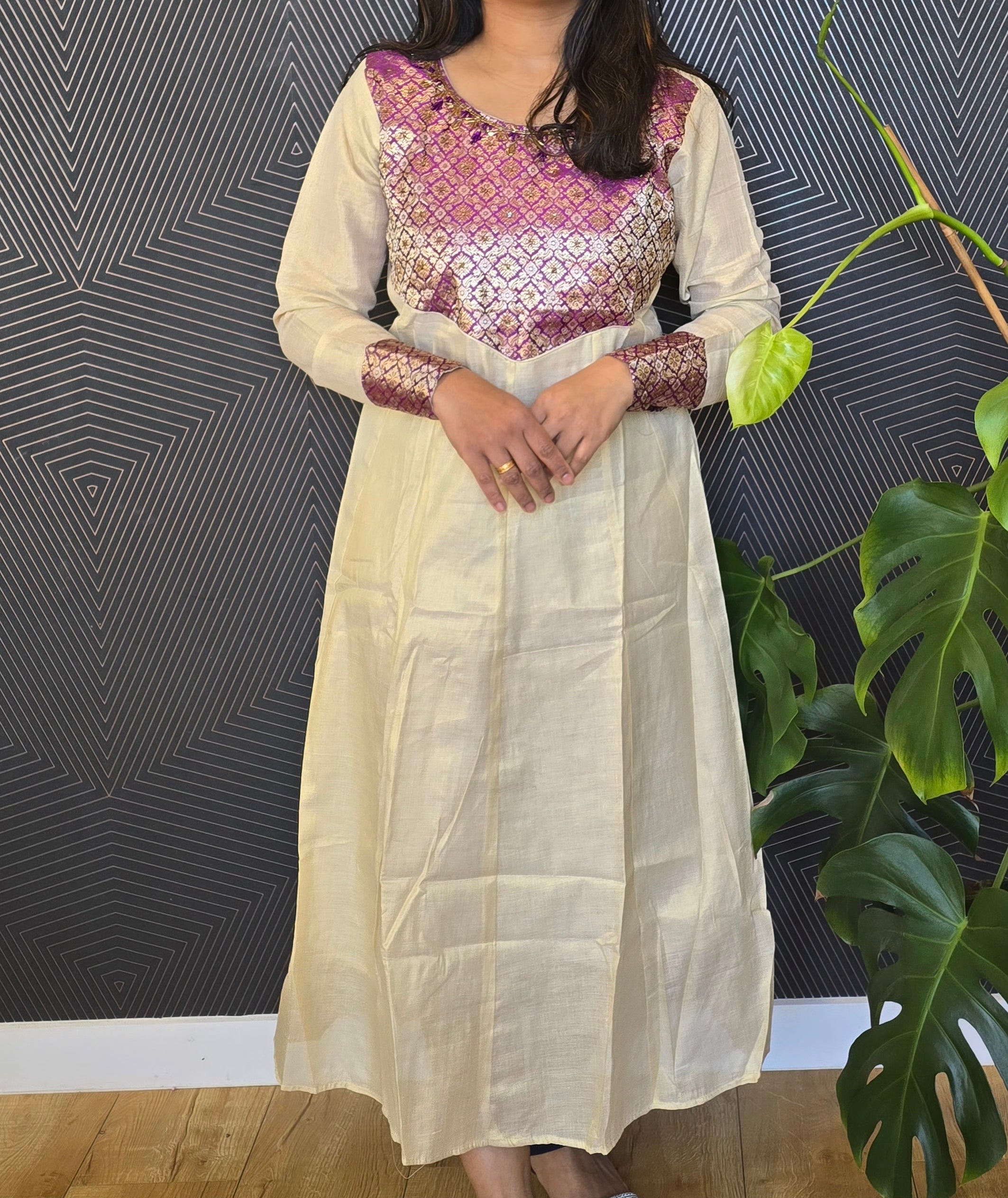 Tissue anarkali/kurti