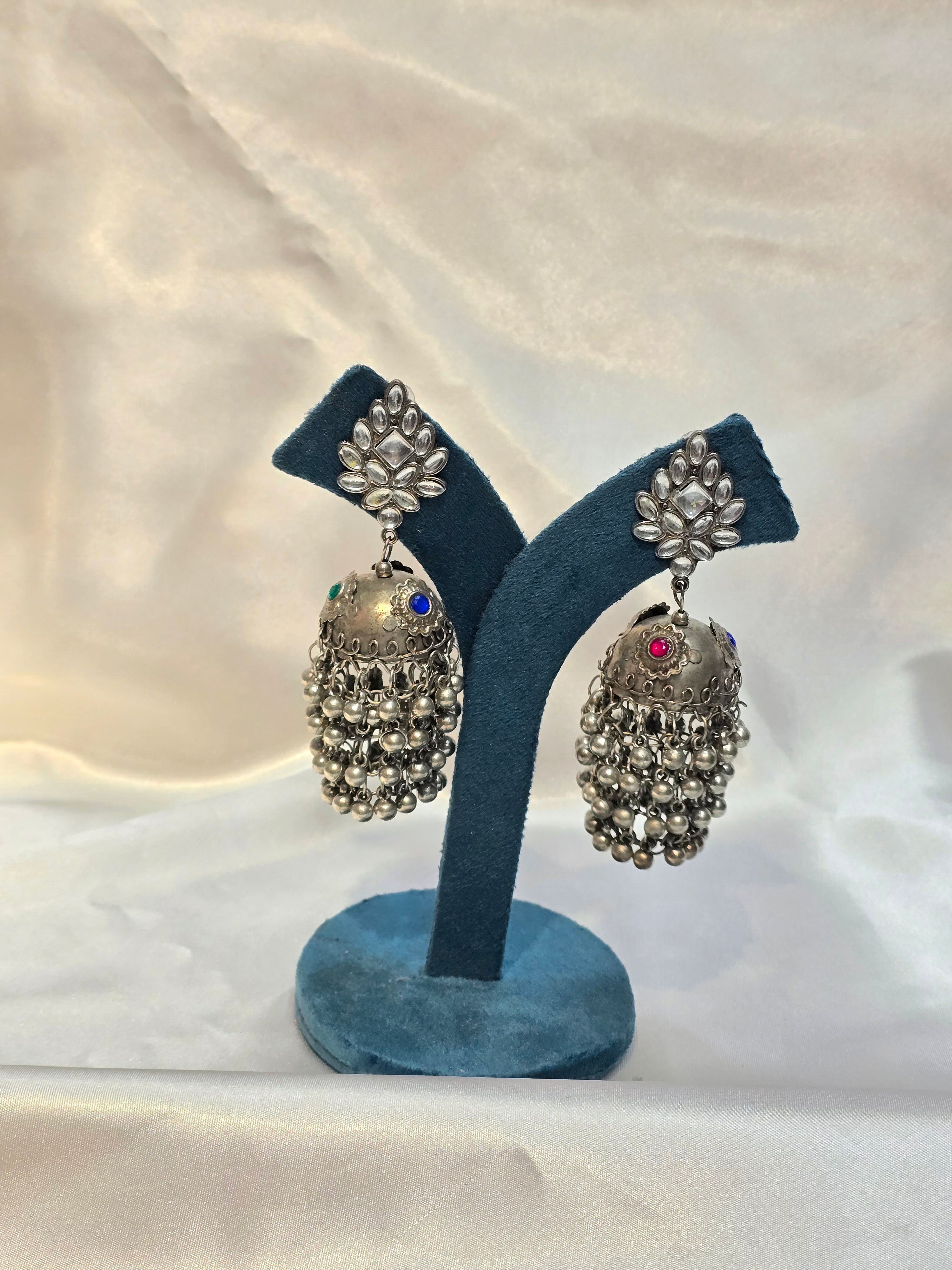 Oxidised jhumka
