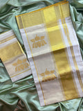 Premium kerala traditional handloom setmundu